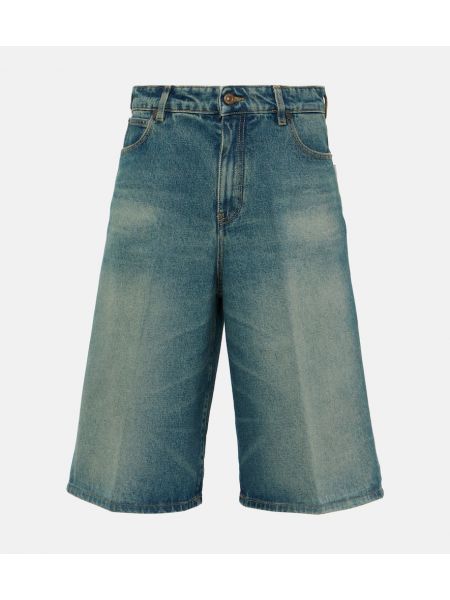 Shorts di jeans Victoria Beckham blu