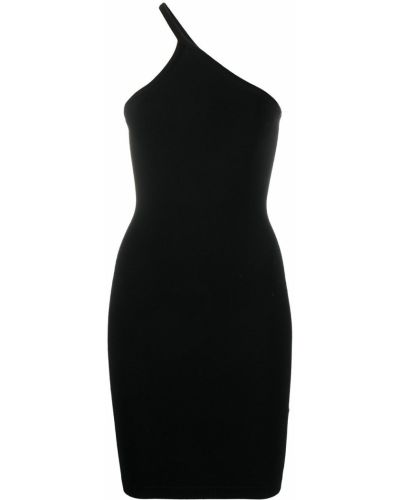 Mini vestido asimétrico Dsquared2 negro