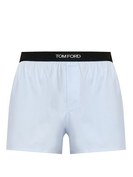 Puuvilla shortsit Tom Ford sininen