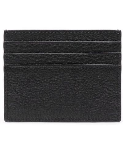 Kožená peněženka Fendi černá