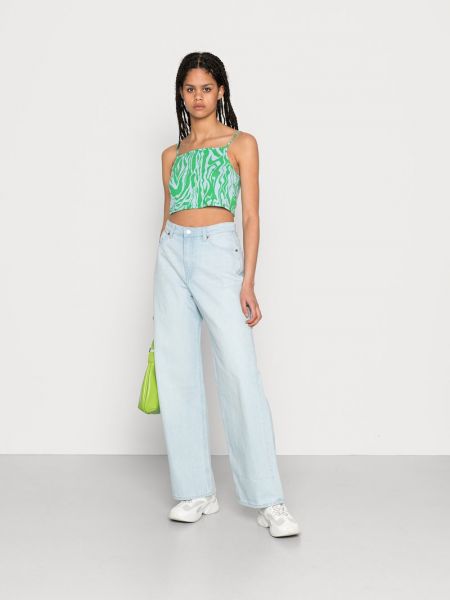 Jeansy relaxed fit Monki