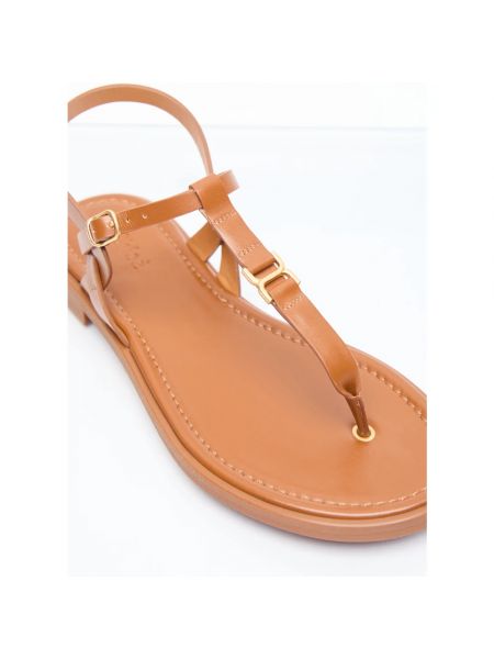 Leder sandale Chloé braun