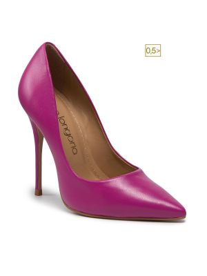 Różowa czółenka szpilki Eva Longoria