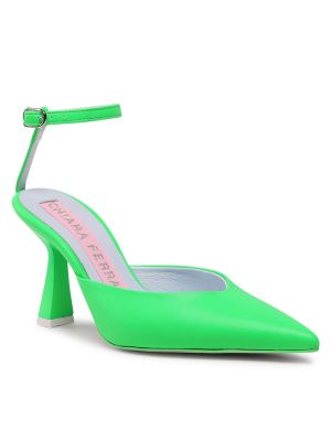 Sandále Chiara Ferragni zelená