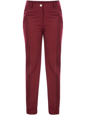Pantalon plissé Karko rouge