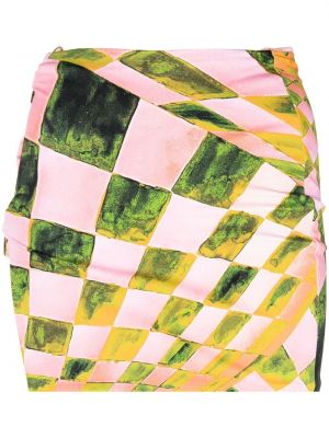 Mini sukně s potiskem s abstraktním vzorem Louisa Ballou