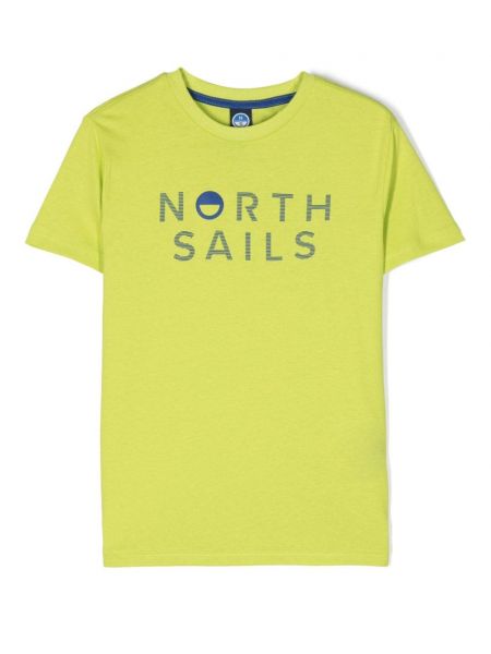 T-paita tytöille North Sails Kids vihreä