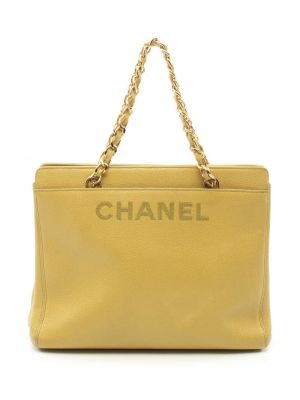 Kožená taška s výšivkou Chanel Pre-owned