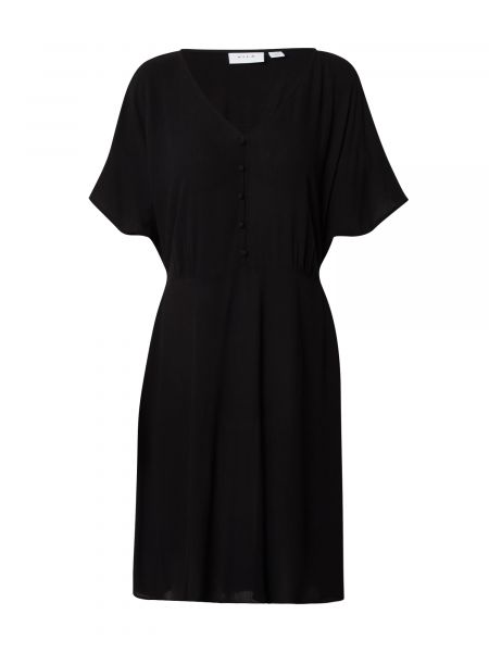 Košeľové šaty Vila čierna