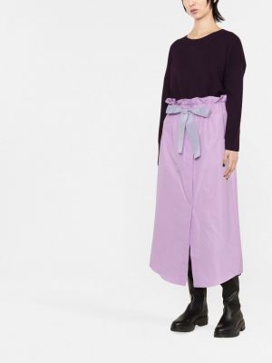 Jupe longue Patou violet