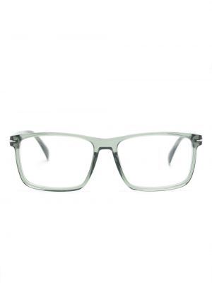 Lunettes de vue transparentes Eyewear By David Beckham vert
