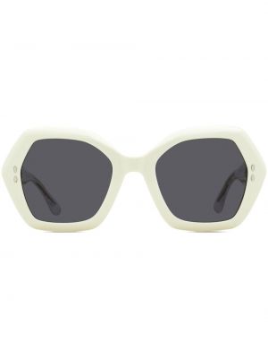 Lunettes de soleil à motif géométrique Isabel Marant Eyewear blanc