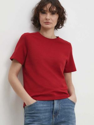 Тениска Answear Lab червено