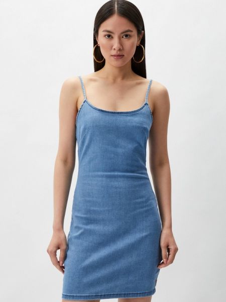 Джинсовое платье Guess голубое