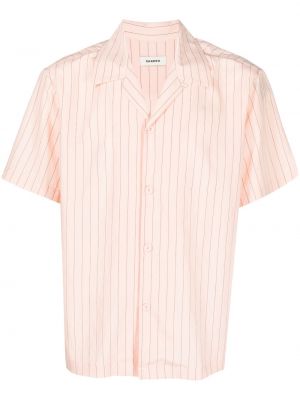 Pruhovaná košile Sandro růžová