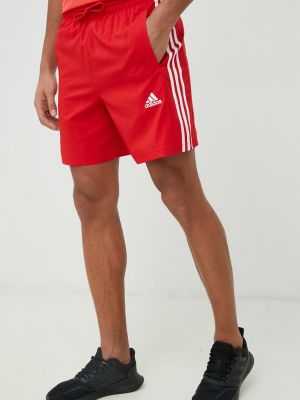 Pantaloni scurți de sport Adidas roșu