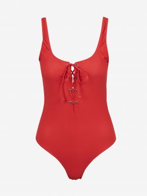 Vientisas maudymosi kostiumėlis Noisy May raudona