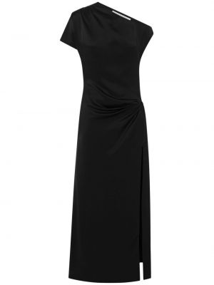 Drapované večerní šaty Anna Quan černé