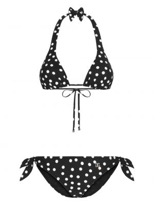 Bikini na točke s printom Dolce & Gabbana