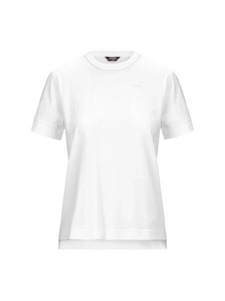Biała koszulka K-way
