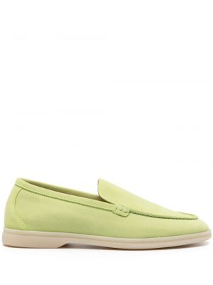 Semišové loafers Scarosso zelené