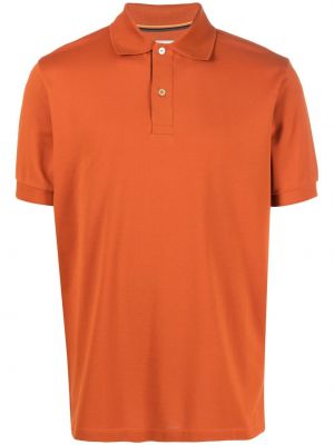 Polo marškinėliai Paul Smith oranžinė