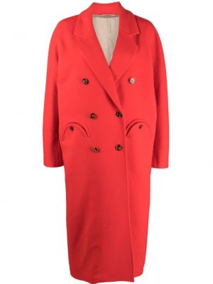 Vlnený kabát Blazé Milano červená