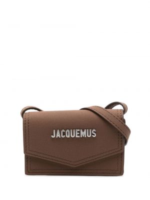Кожени чанта тип „портмоне“ Jacquemus кафяво