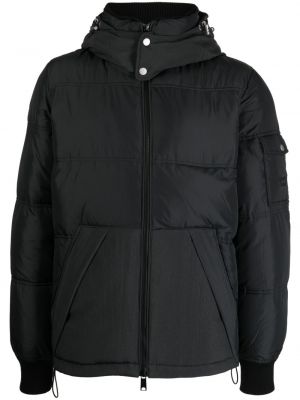 Pernata jakna s kapuljačom Alpha Tauri crna