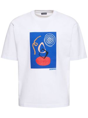 Camiseta de algodón con estampado Jacquemus