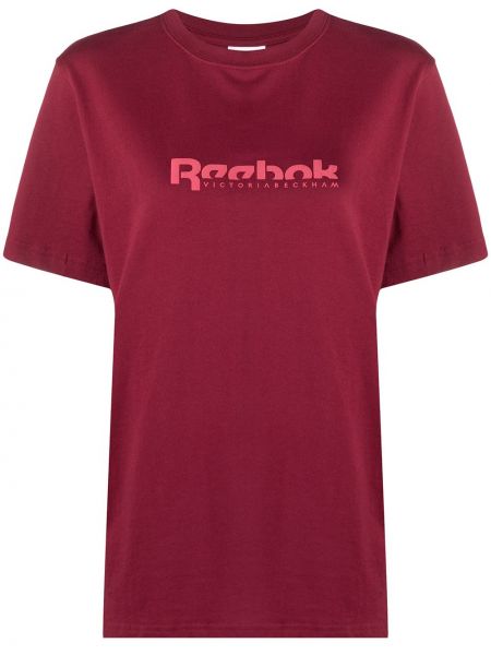 Camiseta con estampado Reebok X Victoria Beckham rojo