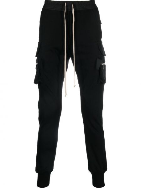 „cargo“ stiliaus kelnės slim fit Rick Owens juoda