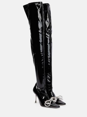 Guminiai batai su lankeliu Mach & Mach juoda