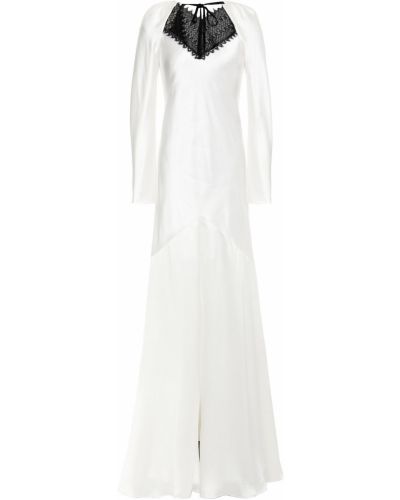Sukienka długa z jedwabiu Amanda Wakeley