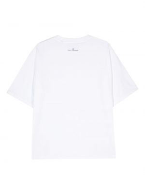 T-shirt aus baumwoll mit print Daniele Alessandrini weiß