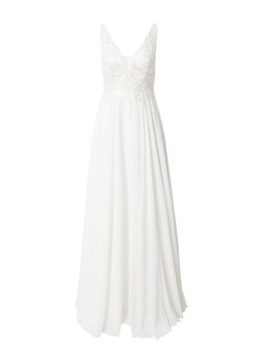 Вечерна рокля Unique бяло