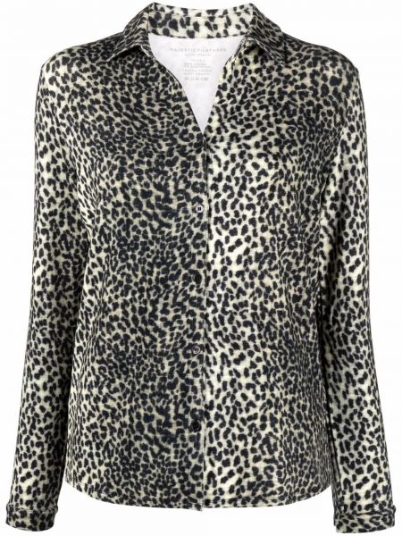 Camisa con estampado leopardo Majestic Filatures