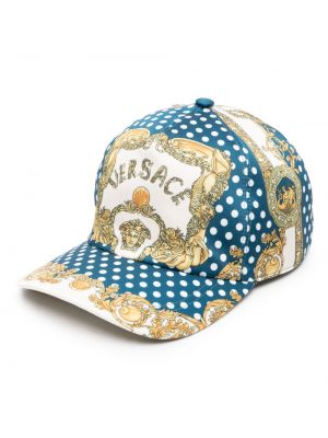 Șapcă cu imagine Versace albastru