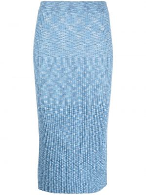 Vlněné pletená sukně Rails - modrá