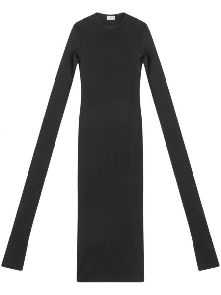 Dlouhé šaty Balenciaga černé