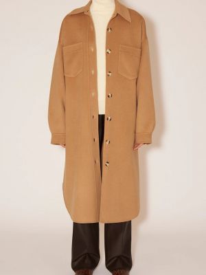 Пальто Nanushka коричневое