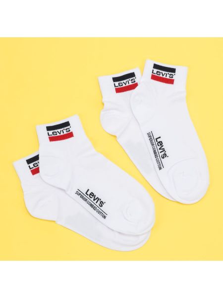 Bílé sportovní ponožky Levi's ®