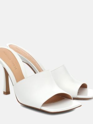 Leder sandale Bottega Veneta weiß