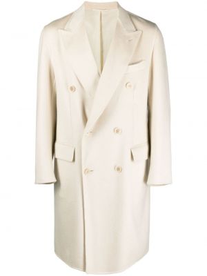 Kašmírový kabát Brioni bílý