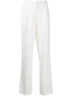 Pantalones de cintura alta Emilio Pucci blanco
