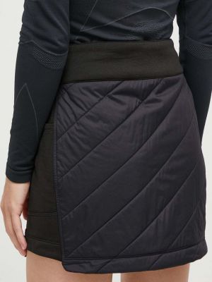 Mini sukně Smartwool černé