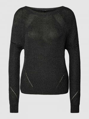 Dzianinowy sweter Comma czarny