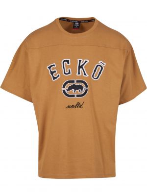 Polo majica Ecko Unltd. rjava