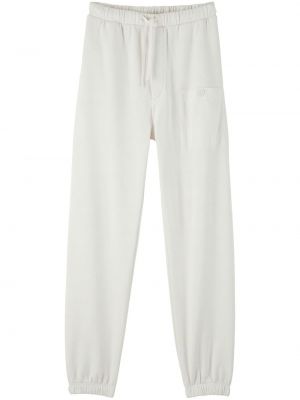 Pantalon en coton Applied Art Forms blanc