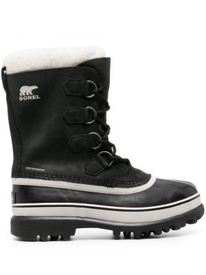 Зимни обувки за сняг с връзки с дантела Sorel черно